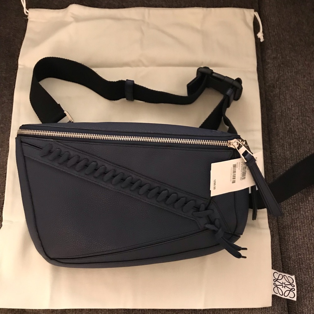 Loewe Marine puzzle sling bag